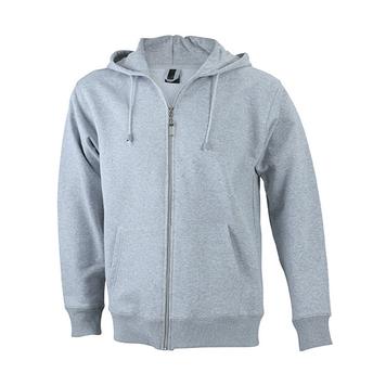 Men's Hooded Jacket, casaco com capuz e bolso canguru para homem